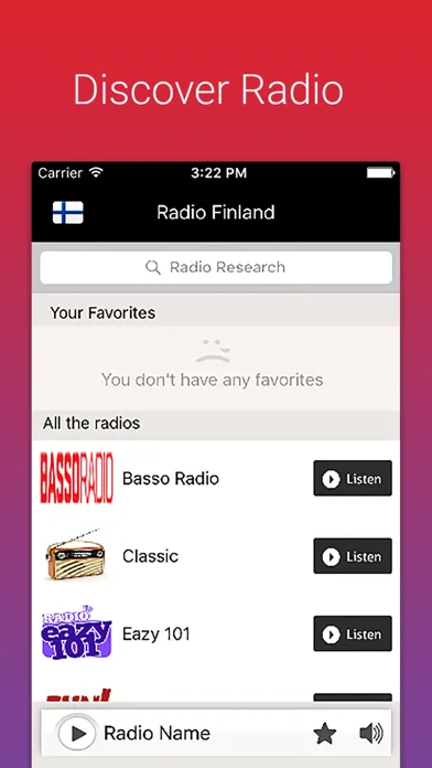 Capturas de tela do Radio Suomi - Radiot Finland