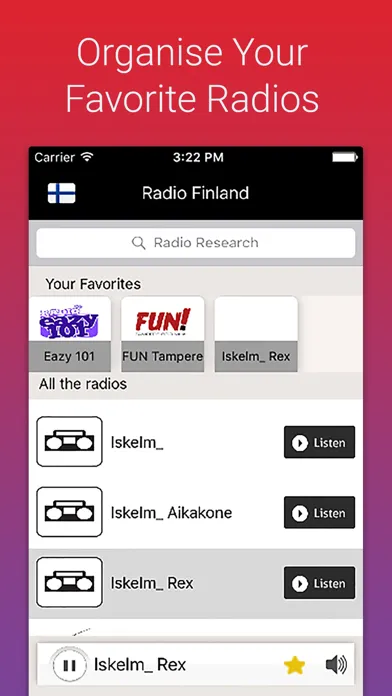 Capturas de tela do Radio Suomi - Radiot Finland