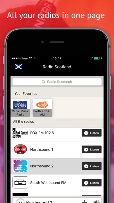 Radio Scotland - Radios SCO FREE - na h-Alba स्क्रीनशॉट