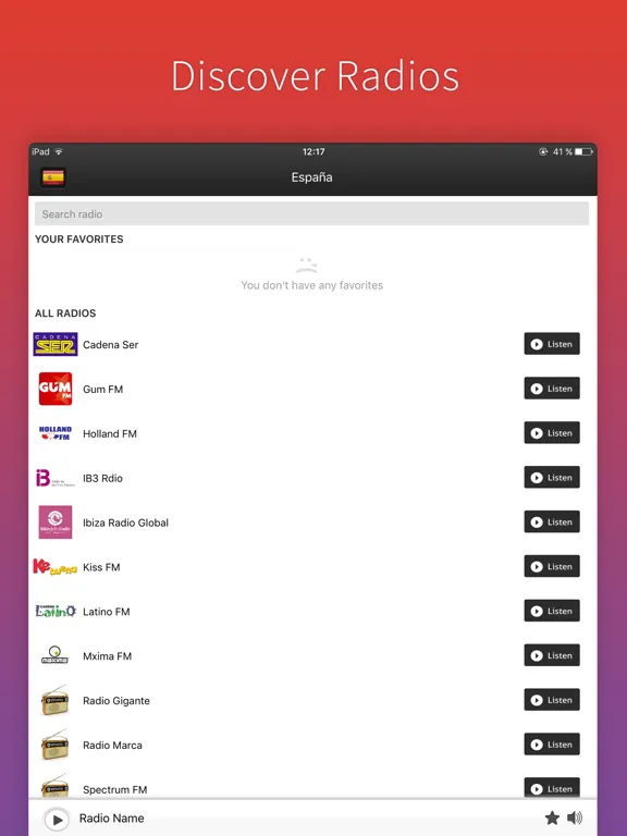 Captures d'écran de Radio Spain - Radios ES - Music Spain iPad 
