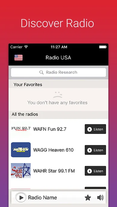 Radio United States - Radios USA स्क्रीनशॉट