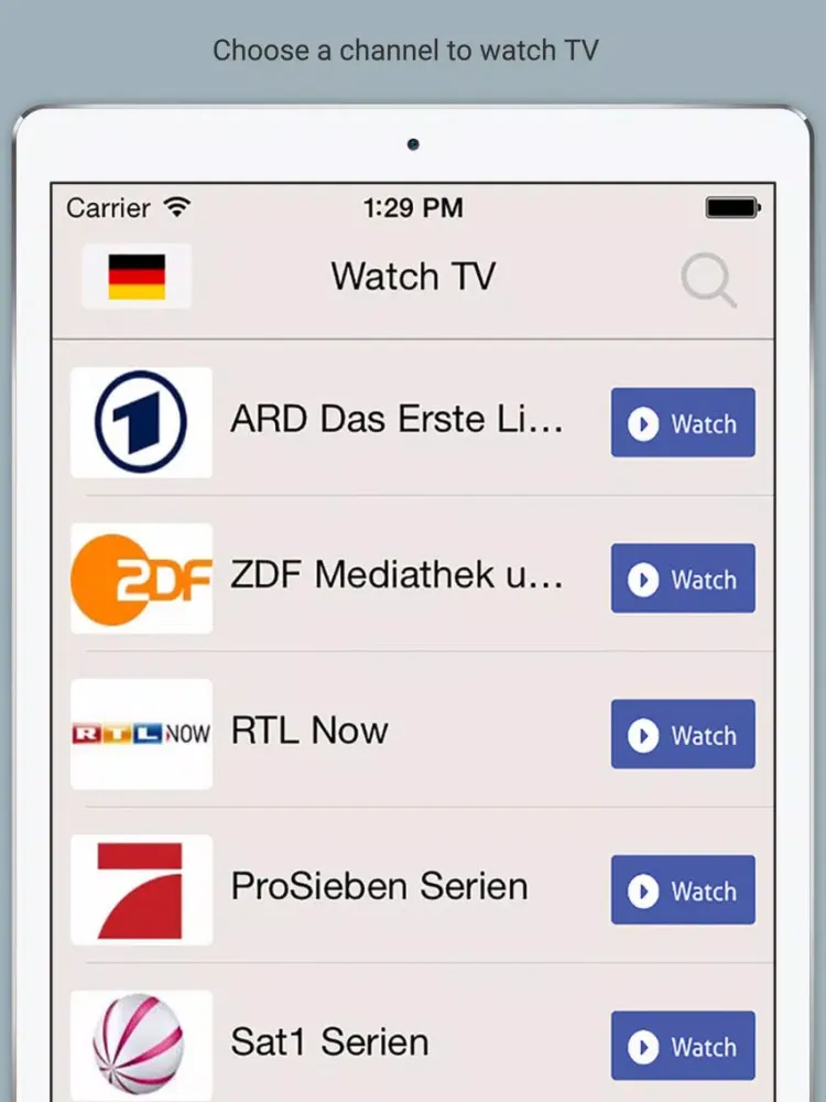 Скриншоты TV Direct Replay Program USA iPad 