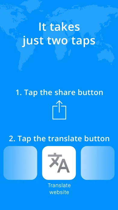 Tangkapan skrin Website Translator