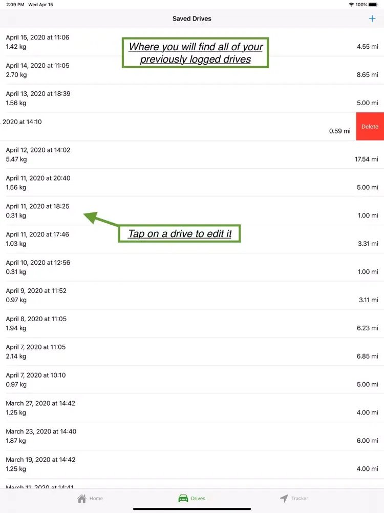 Zrzuty ekranu Green Trakr iPad 