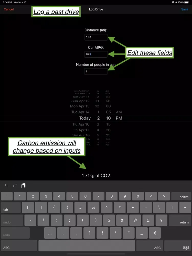 Zrzuty ekranu Green Trakr iPad 