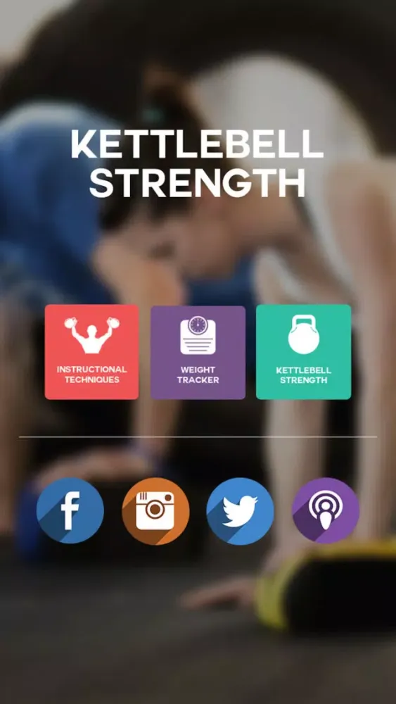 ภาพหน้าจอของ Kettlebell Strength Workout