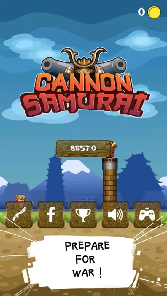 Ảnh chụp màn hình của Samurai Cannon Hero
