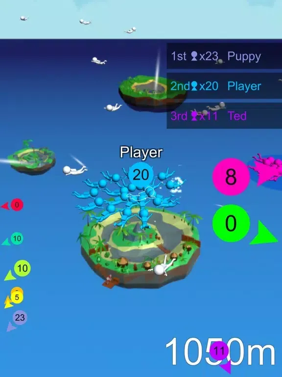 Capturas de pantalla de Skydivers.io iPad 