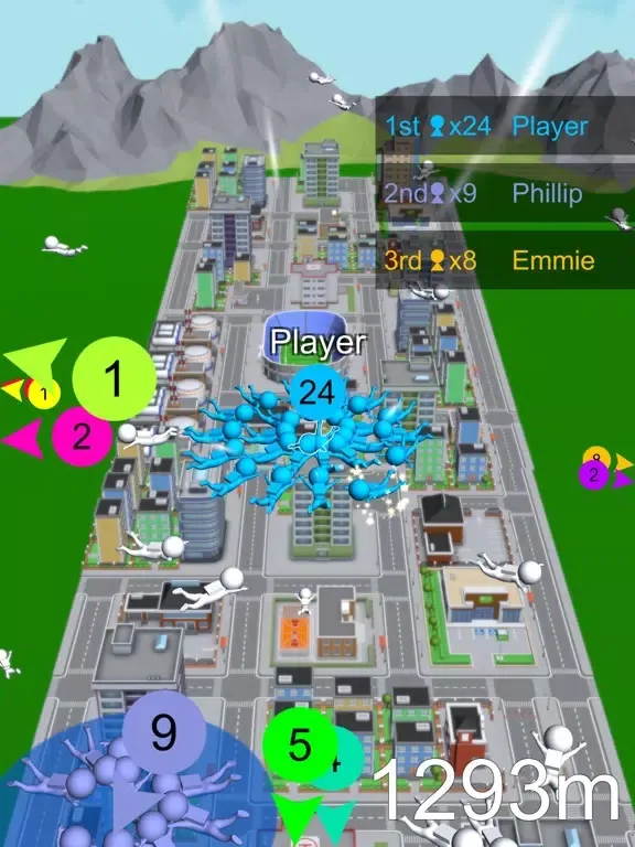 Capturas de pantalla de Skydivers.io iPad 