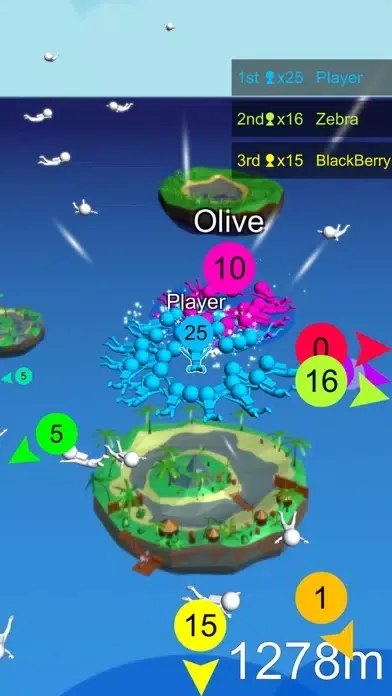 Capturas de pantalla de Skydivers.io