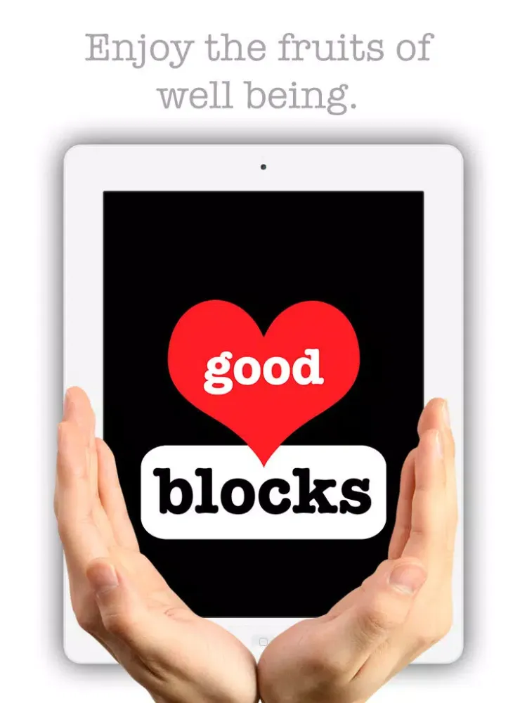 Good Blocks: Improve Your Mood, Self Esteem and Body Image! iPad  Screenshots