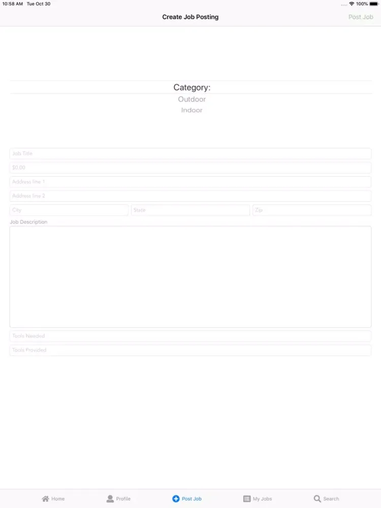 تصاویر Jobbie - Post, Search, Apply iPad 