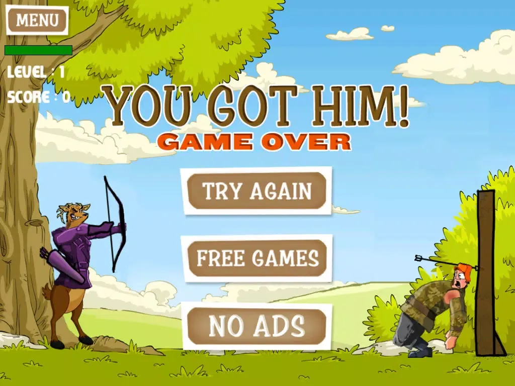 A Buck With A Bow: Big Fun Hunter Shooting Aim Challenge Game Free 2014 iPad 应用截图