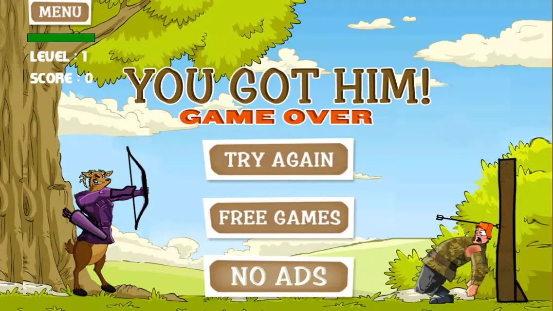 A Buck With A Bow: Big Fun Hunter Shooting Aim Challenge Game Free 2014应用截图