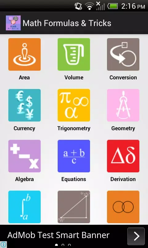 Math Formulas and Tricks Screenshots