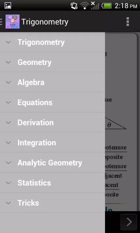Math Formulas and Tricks Screenshots