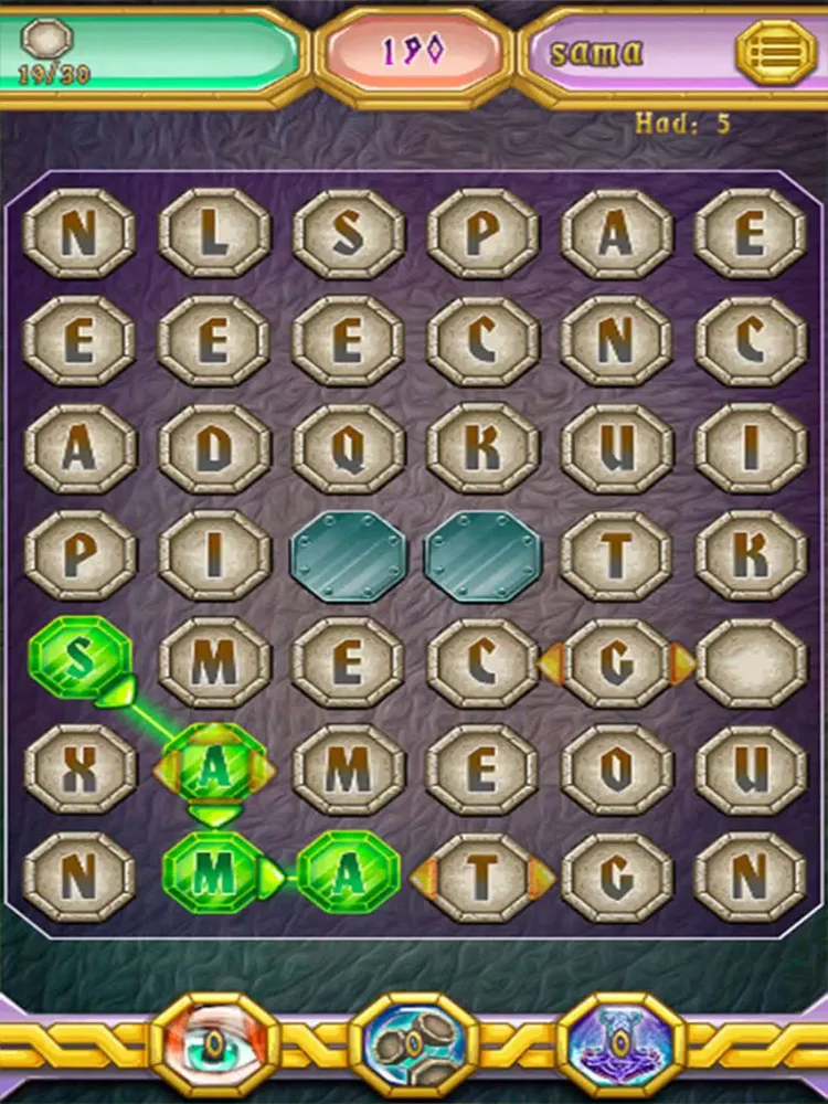 Cari Kata - Legenda Fantasi iPad 應用截圖