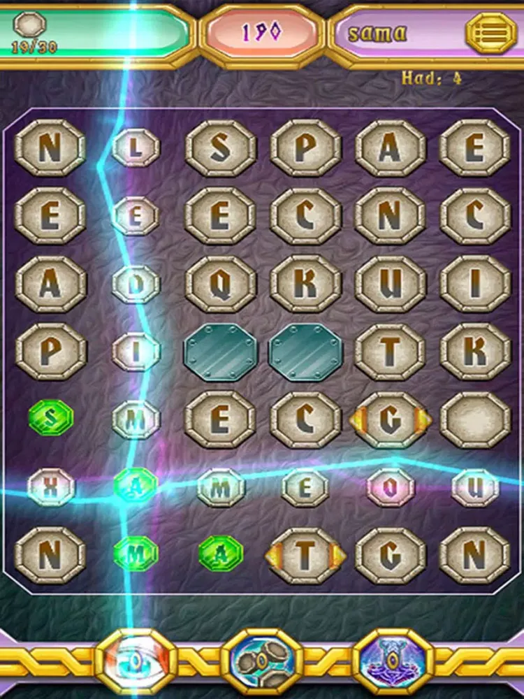 Cari Kata - Legenda Fantasi iPad 應用截圖