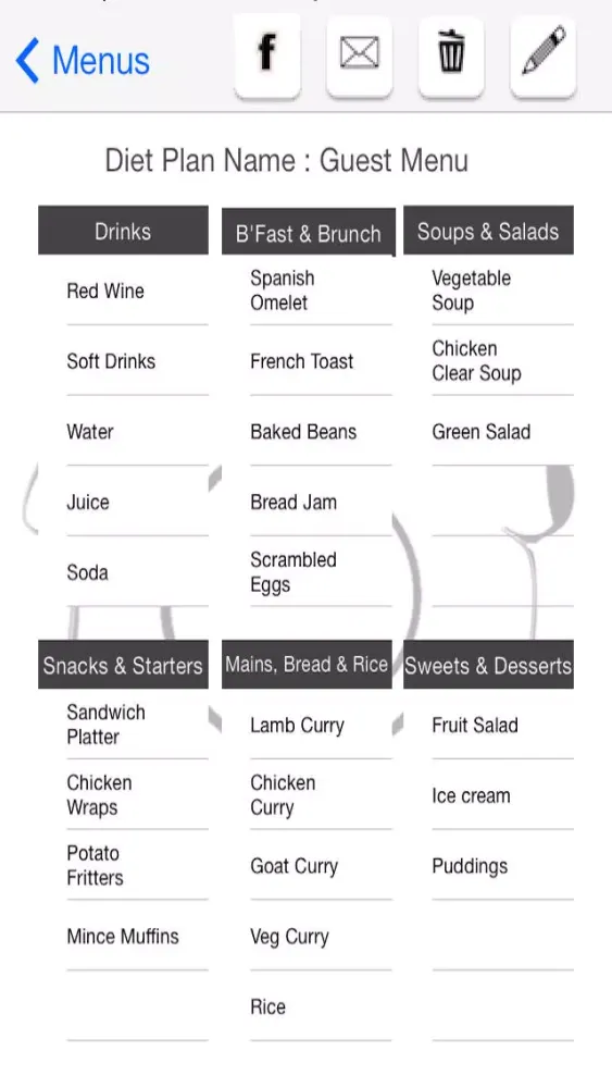 Whats On Menu Screenshots