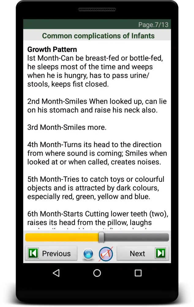 Capturas de pantalla de Baby HealthCare
