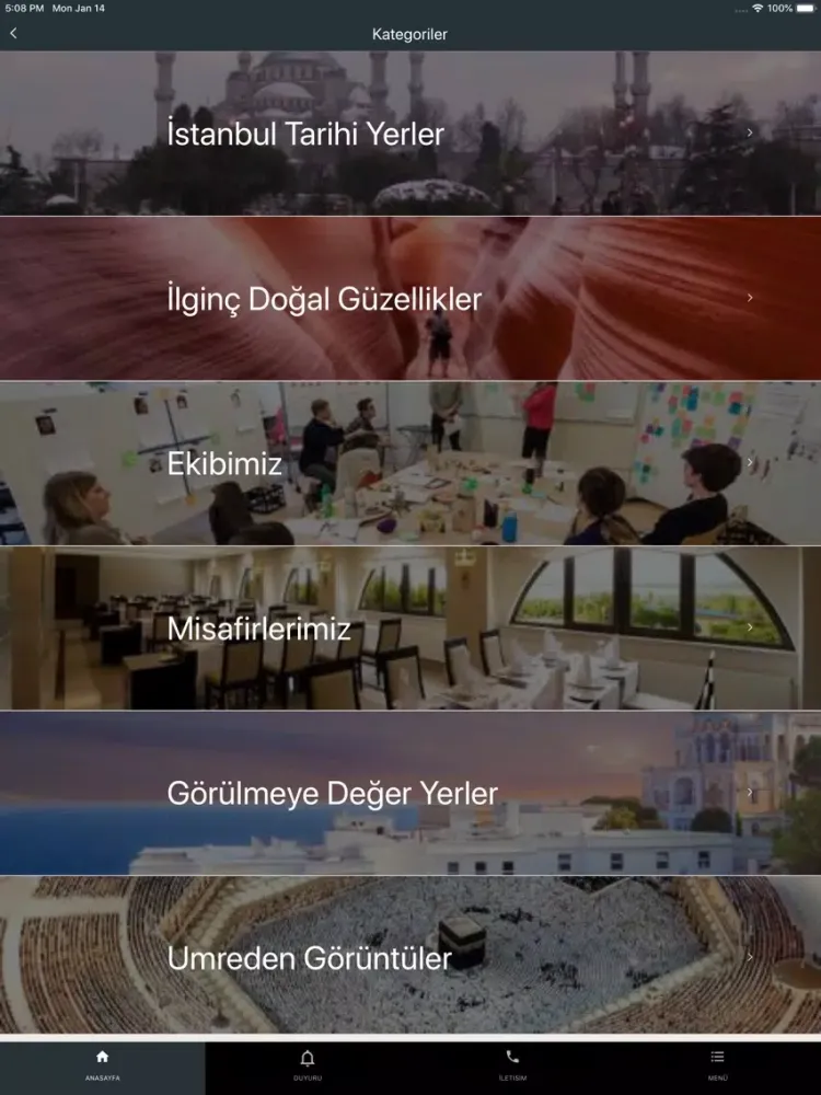 Turasistan Travel iPad  Screenshots