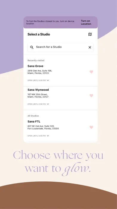 Ảnh chụp màn hình của Sana Skin Studio