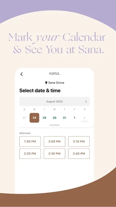 Ảnh chụp màn hình của Sana Skin Studio