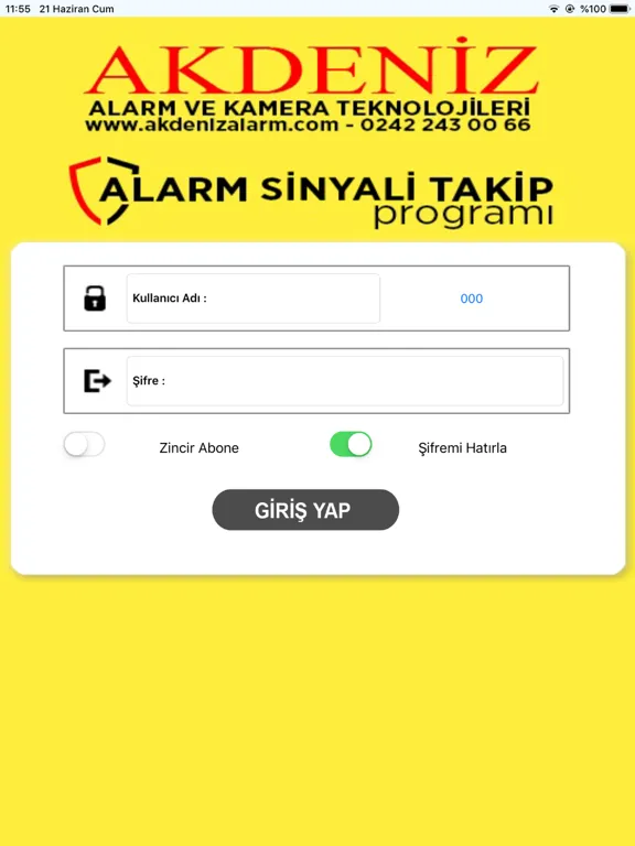 Скриншоты Akdeniz Alarm iPad 