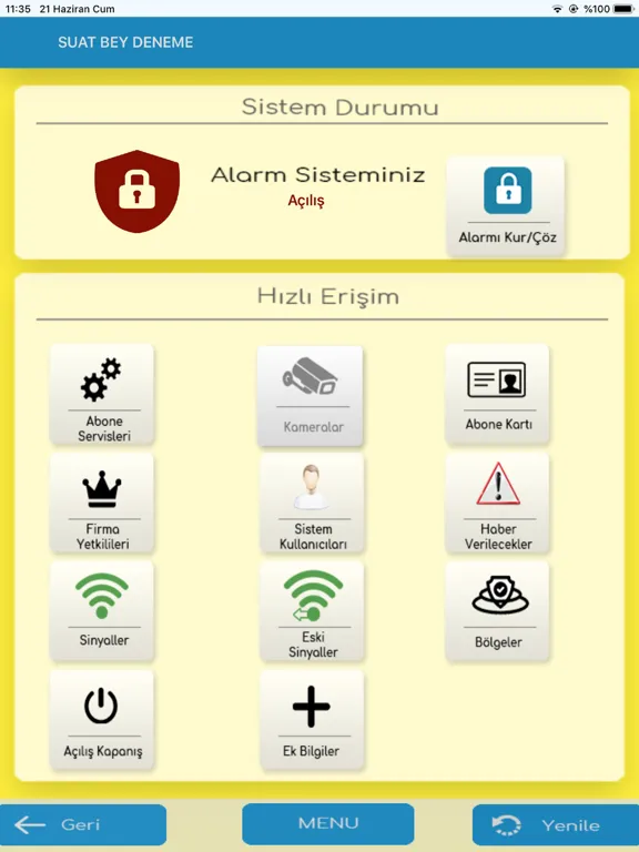 Скриншоты Akdeniz Alarm iPad 