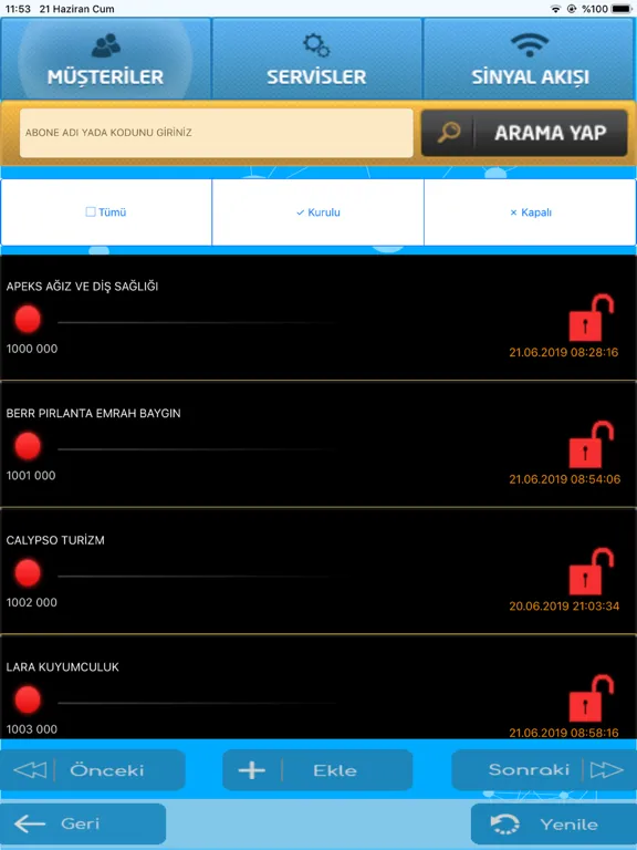 Скриншоты Akdeniz Alarm iPad 