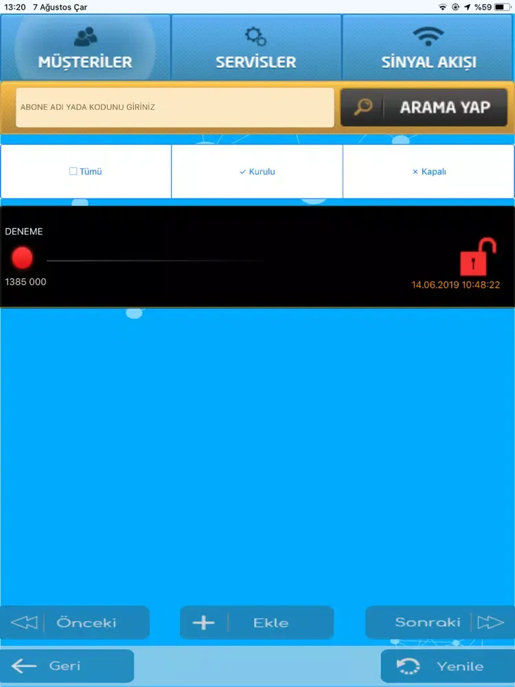 صور Securcity Alarm Sinyal Takibi iPad 
