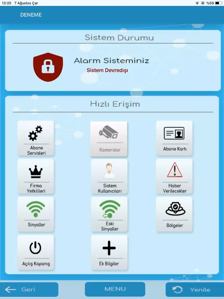 صور Securcity Alarm Sinyal Takibi iPad 