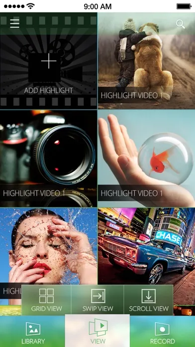 Tangkapan layar QikView - Smart Video Highlights