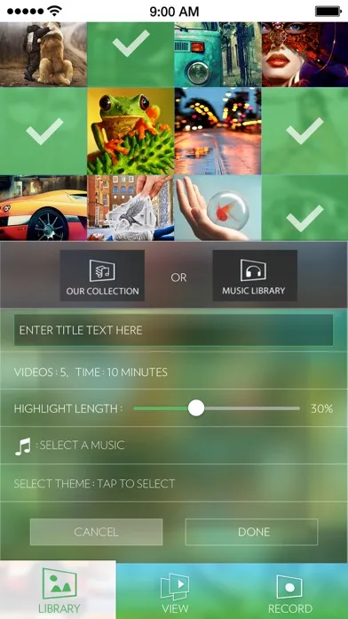 Tangkapan layar QikView - Smart Video Highlights