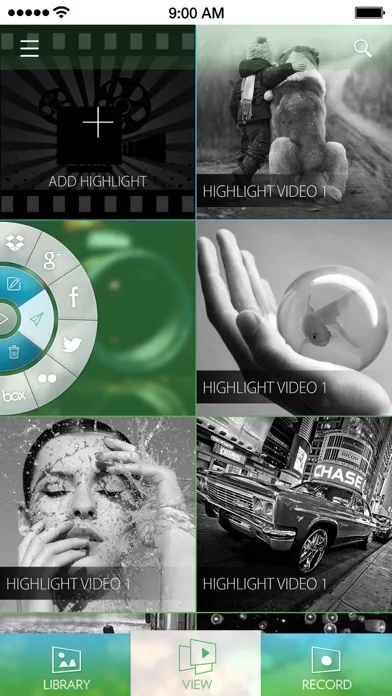 Tangkapan layar QikView - Smart Video Highlights