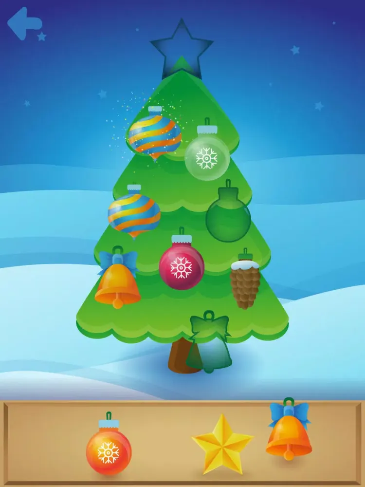 Xmas Tree for Kids Lite iPad  Screenshots
