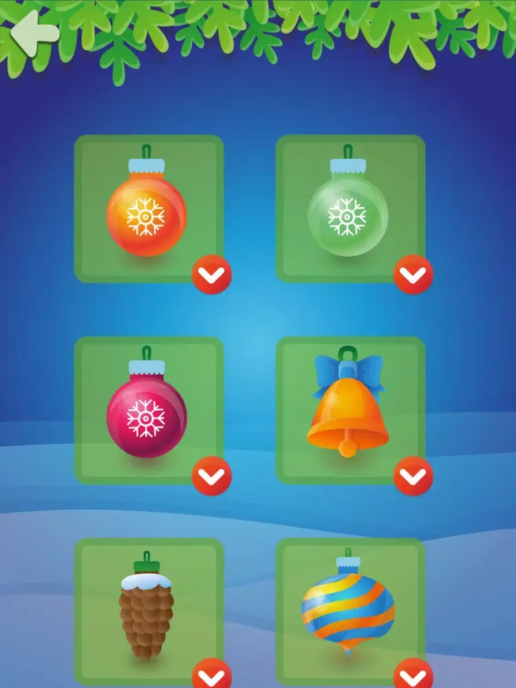 Xmas Tree for Kids Lite iPad  Screenshots