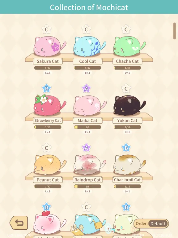 ภาพหน้าจอของ Mochicats Collection iPad 