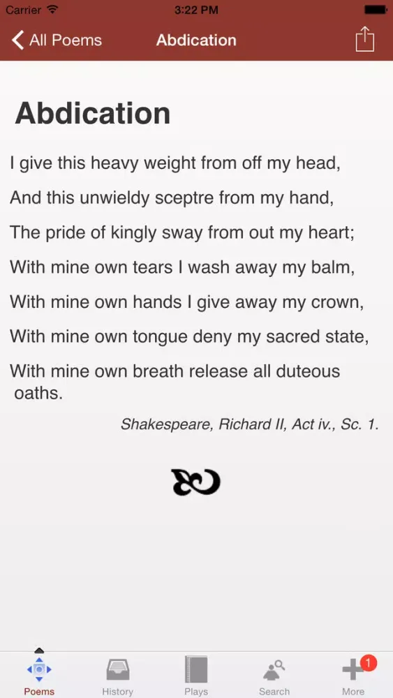 Capturas de tela do 2000 Famous Poem Quotes