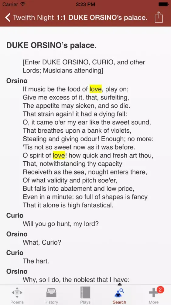 Capturas de tela do 2000 Famous Poem Quotes