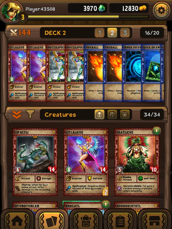 Capturas de tela do Quetzal - Card Battle TCG iPad 