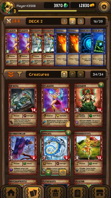 Capturas de tela do Quetzal - Card Battle TCG