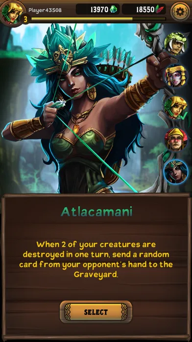 Capturas de tela do Quetzal - Card Battle TCG