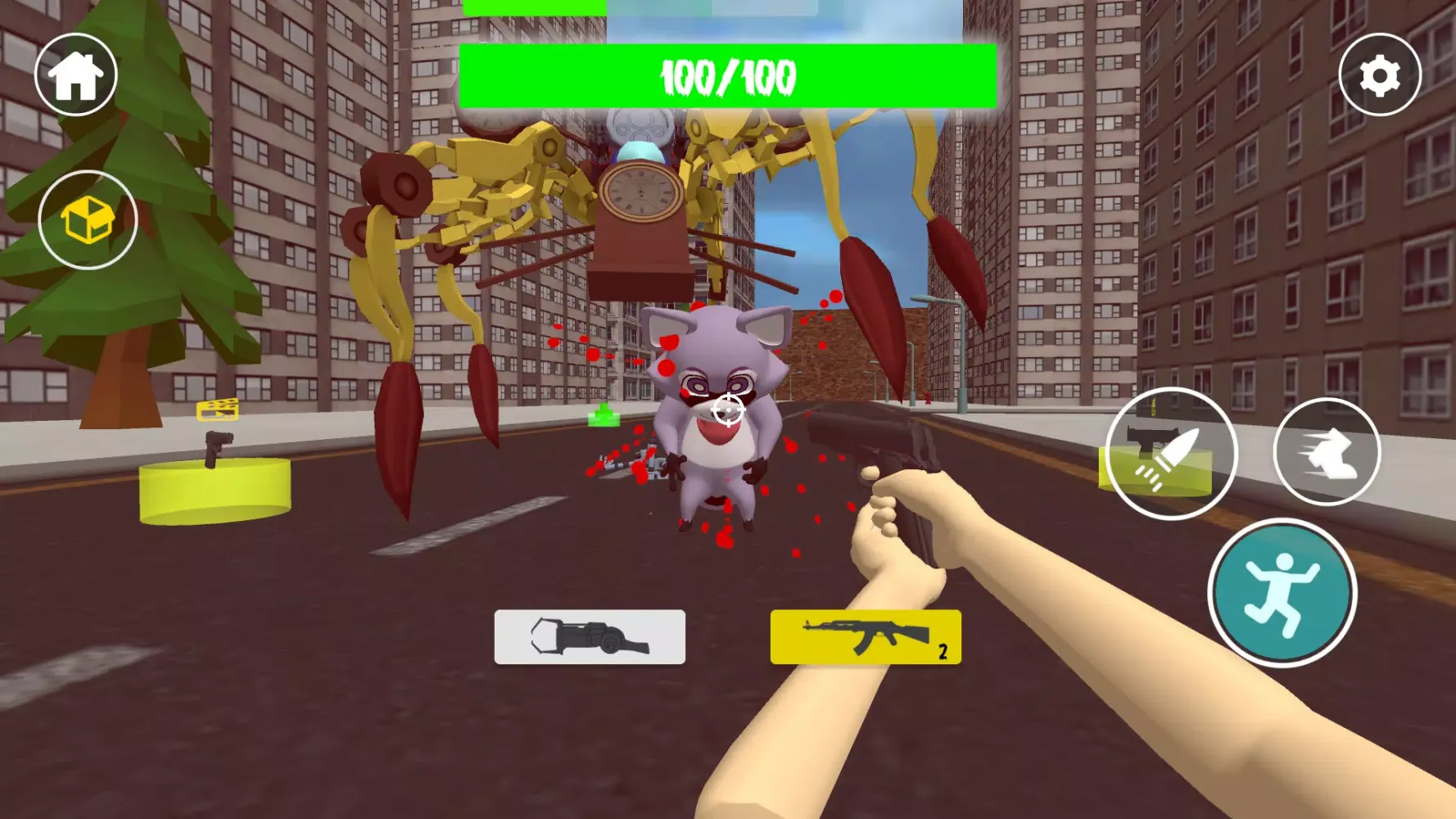 Capturas de tela do Sandbox FPS Meme Mods
