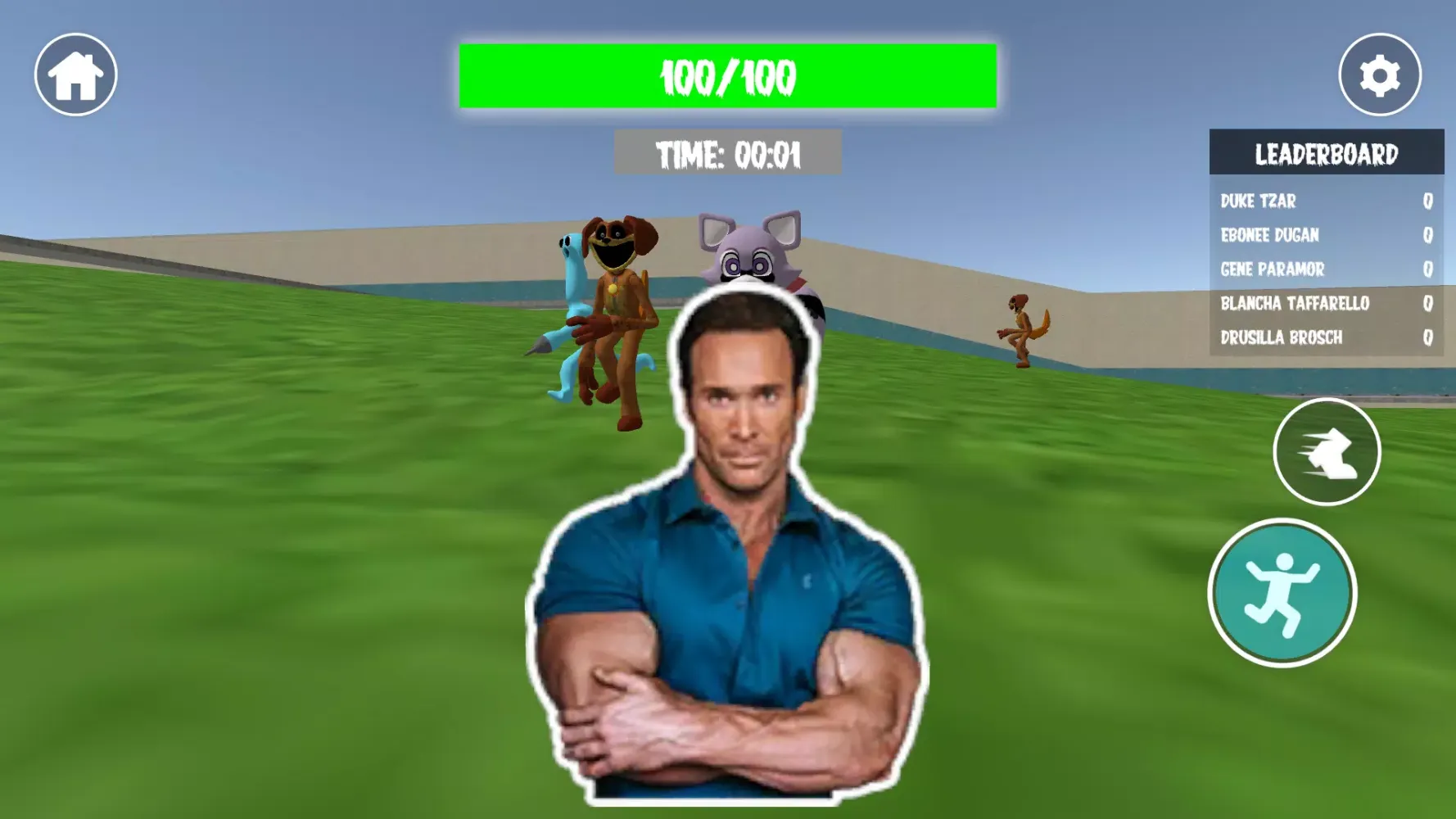 Capturas de tela do Sandbox FPS Meme Mods