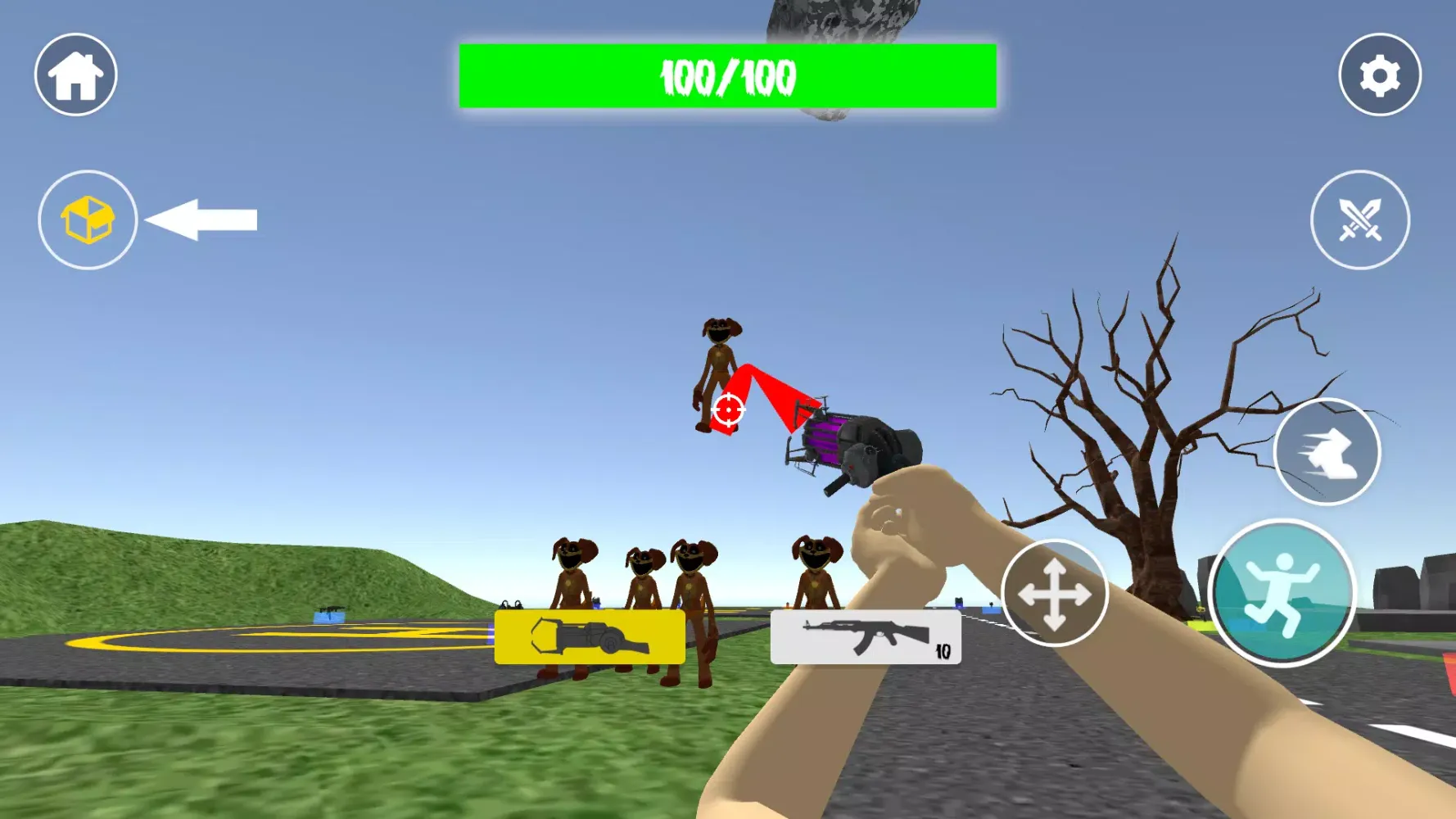 Capturas de tela do Sandbox FPS Meme Mods