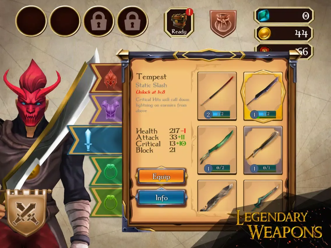 Infinity Warriors iPad 应用截图