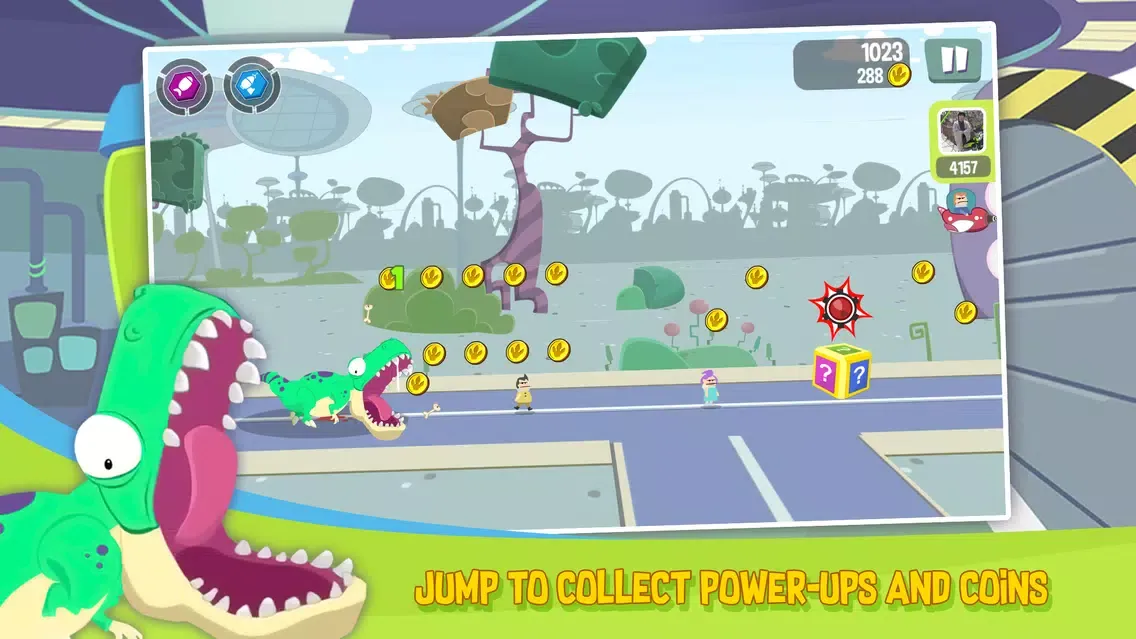 Tangkapan layar Unstoppable Rex