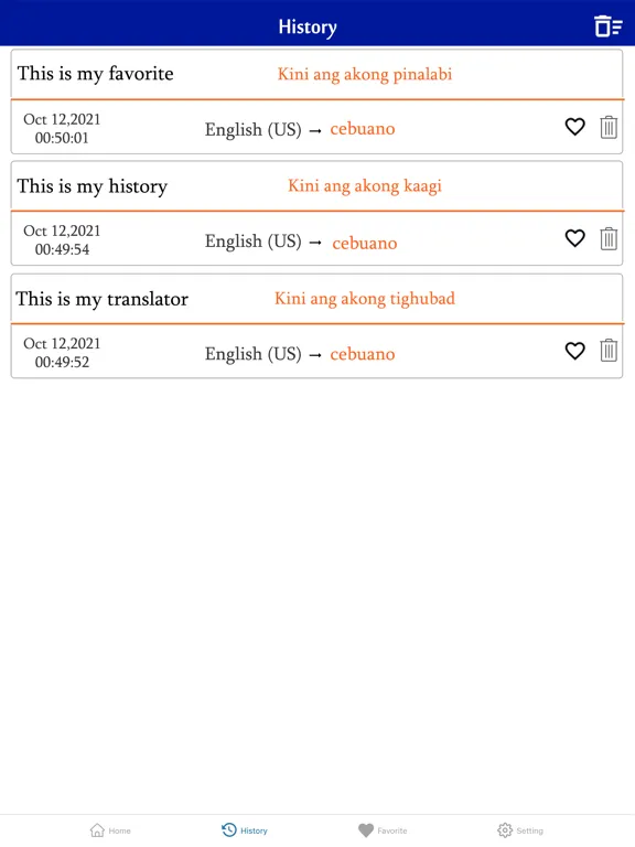 Скриншоты English To Cebuano Translation iPad 