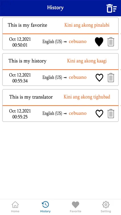 Скриншоты English To Cebuano Translation